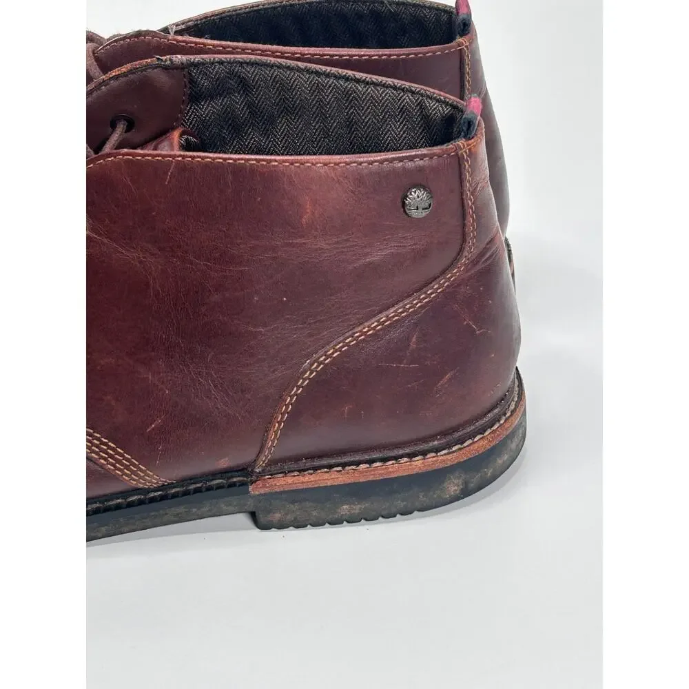 Timberland Earthkeepers Brook Park Chukka Boots 5513A Sz 9 USM Brown Leather